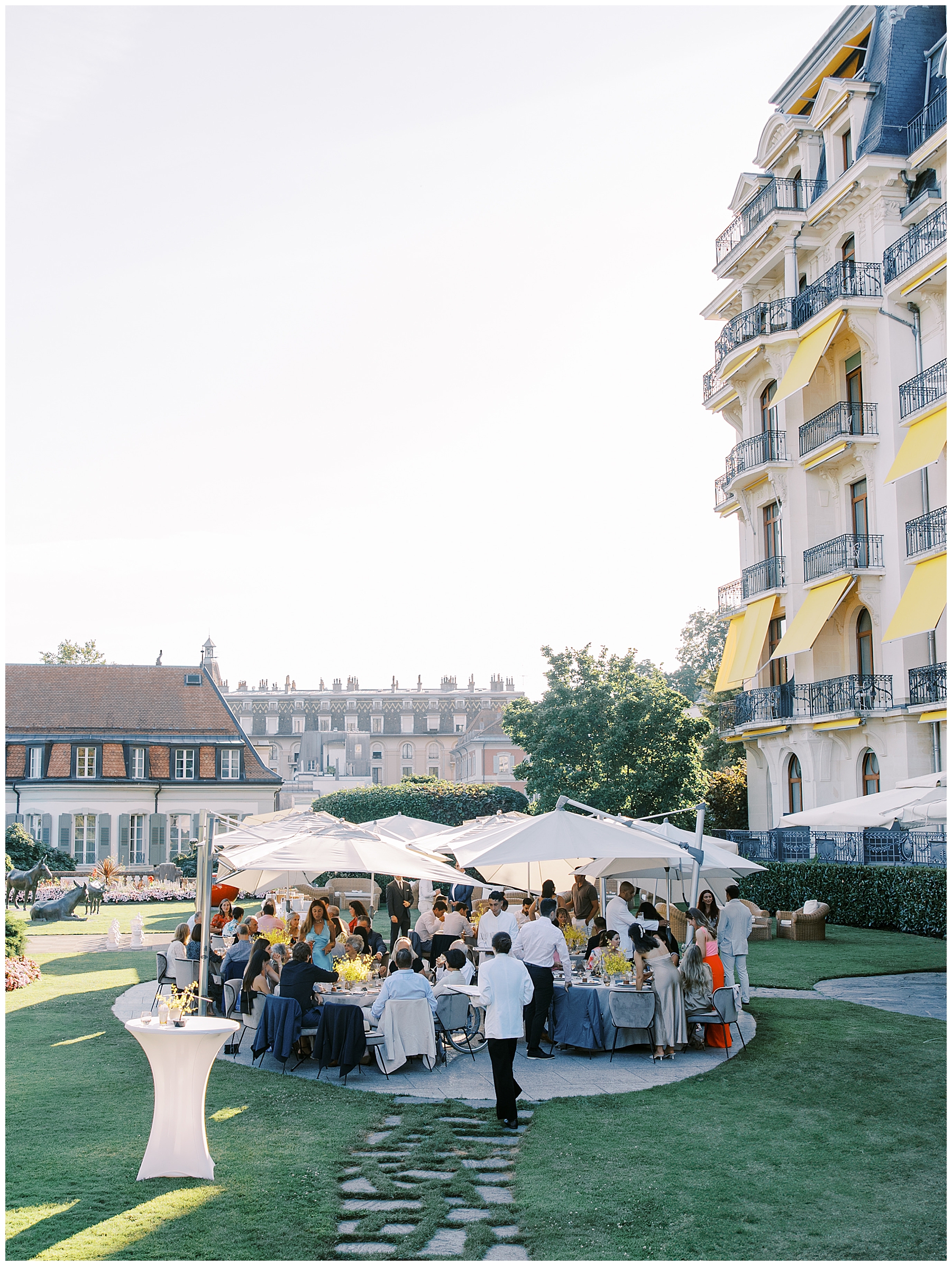 Rehearsal Dinner at Beau-Rivage Palace in Lausanne, Switzerland