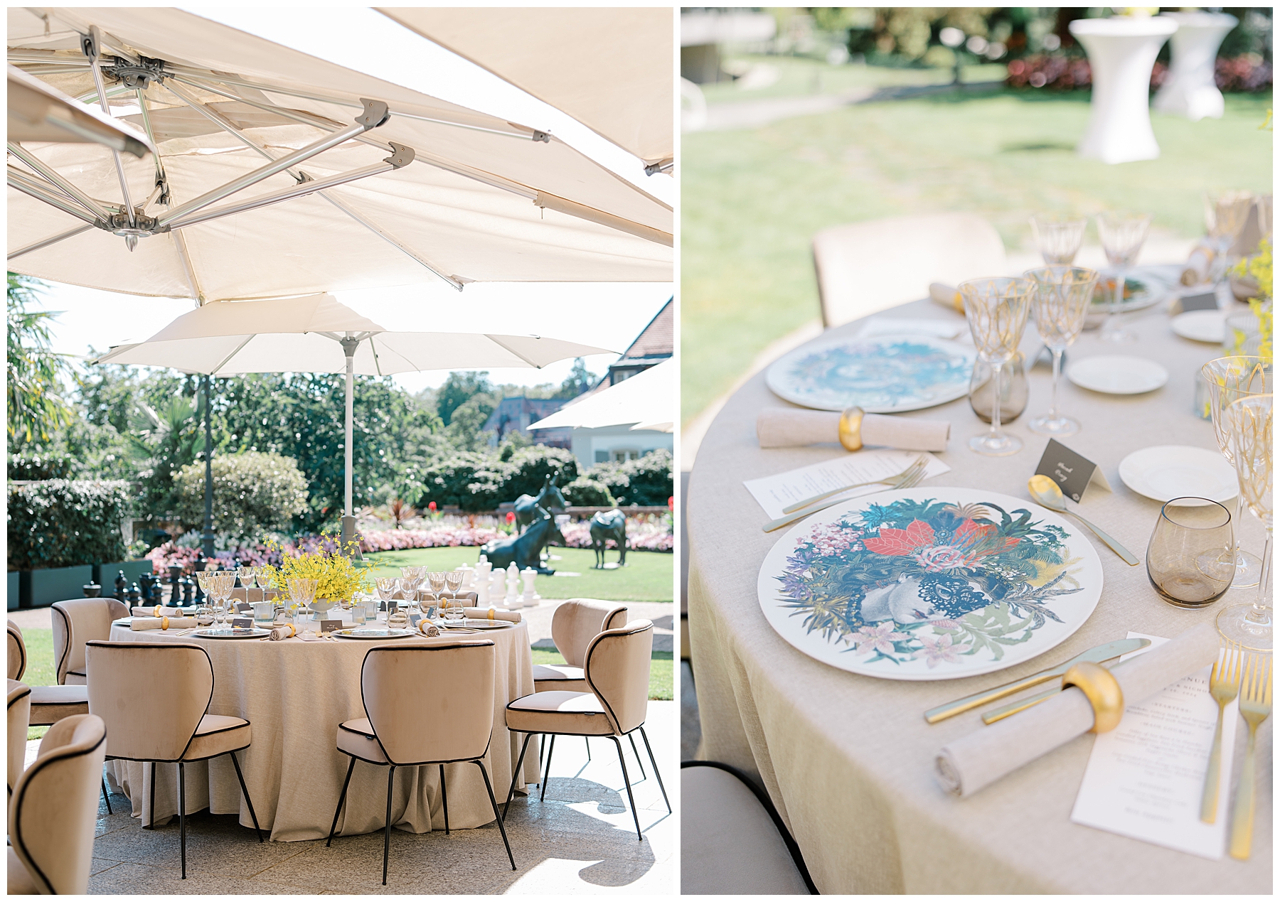 Rehearsal Dinner at Beau-Rivage Palace in Lausanne, Switzerland