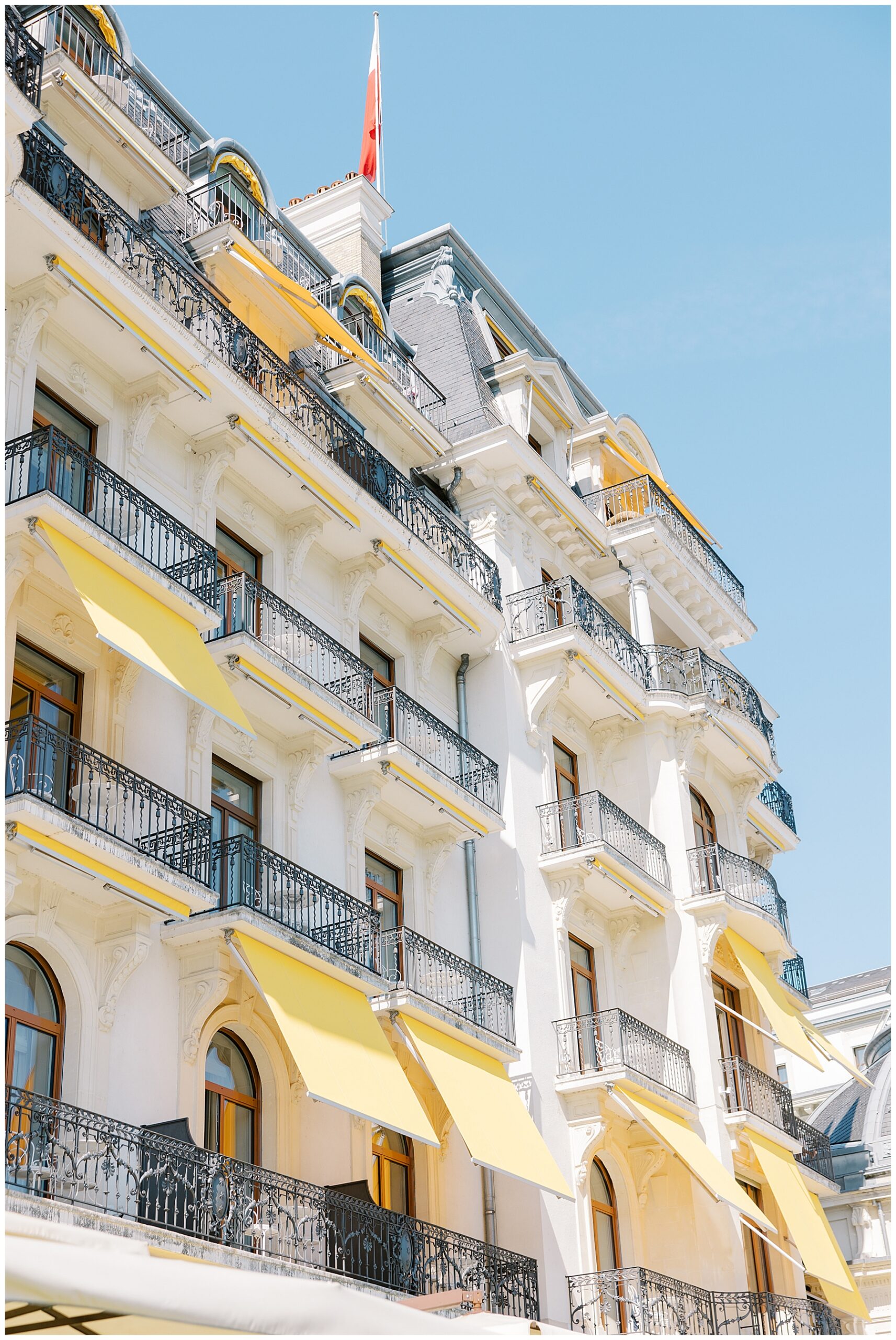 Beau-Rivage Palace in Lausanne, Switzerland