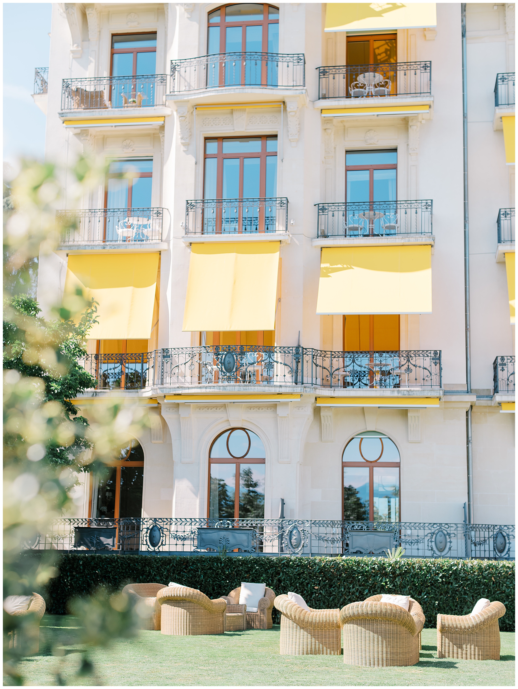 Beau-Rivage Palace in Lausanne, Switzerland