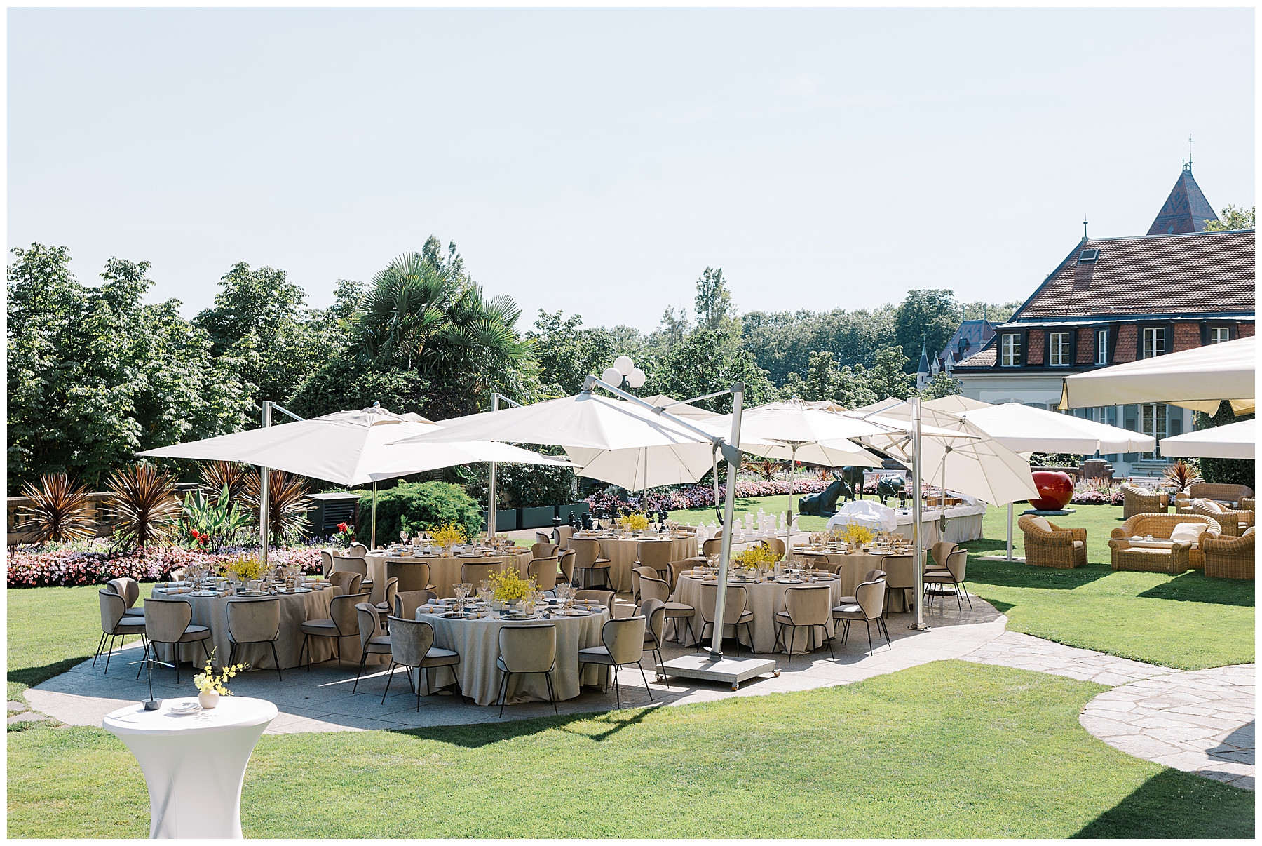 Rehearsal Dinner at Beau-Rivage Palace in Lausanne, Switzerland