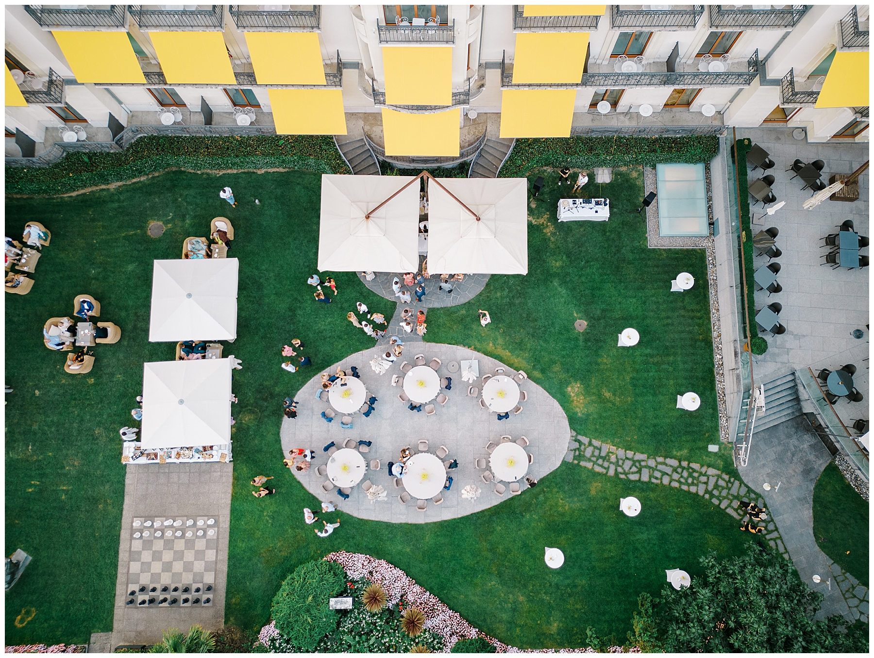 Rehearsal Dinner at Beau-Rivage Palace in Lausanne, Switzerland