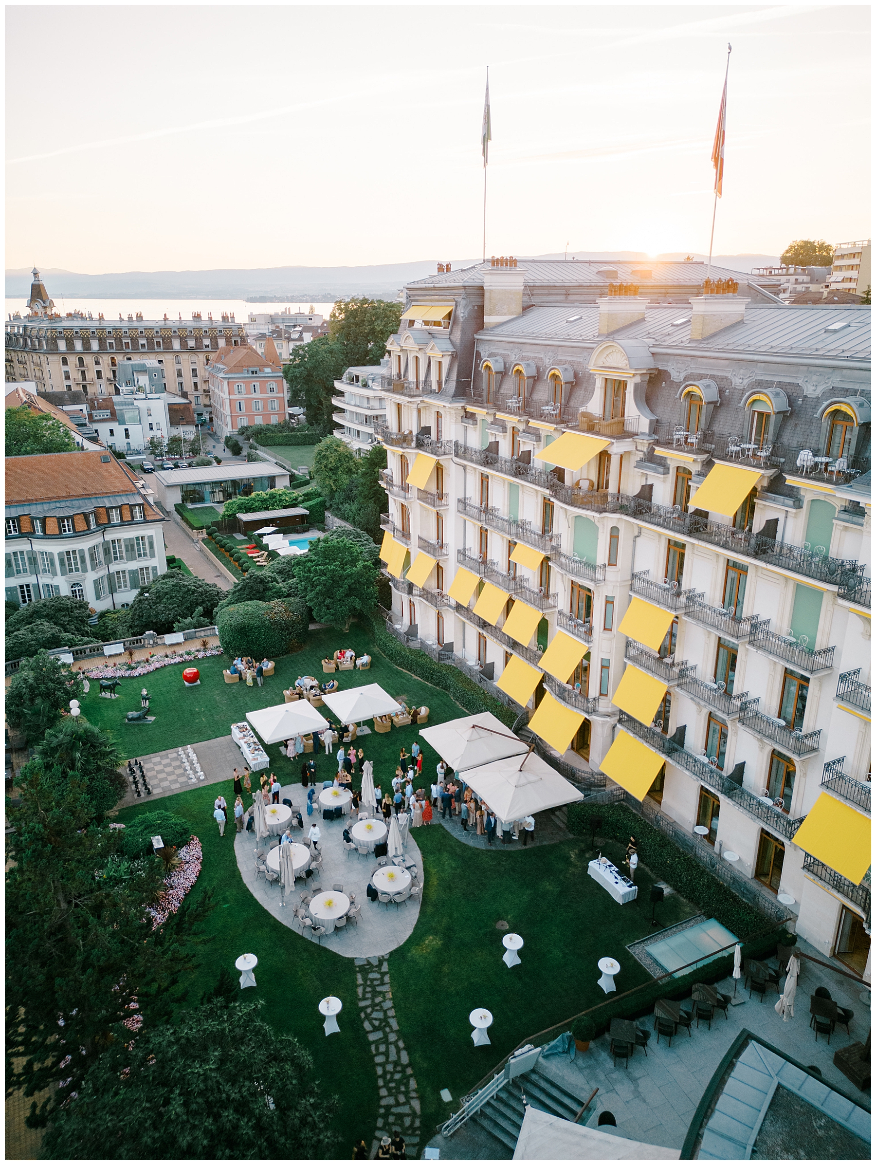Destination wedding weekend in Lausanne, Switzerland