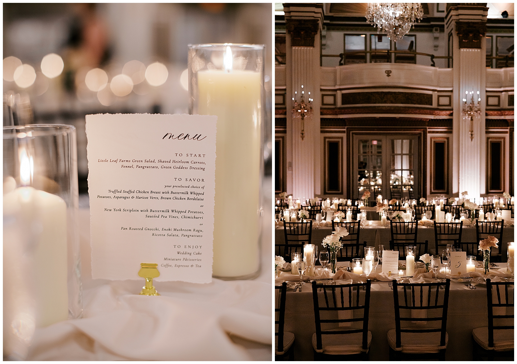 wedding reception details 