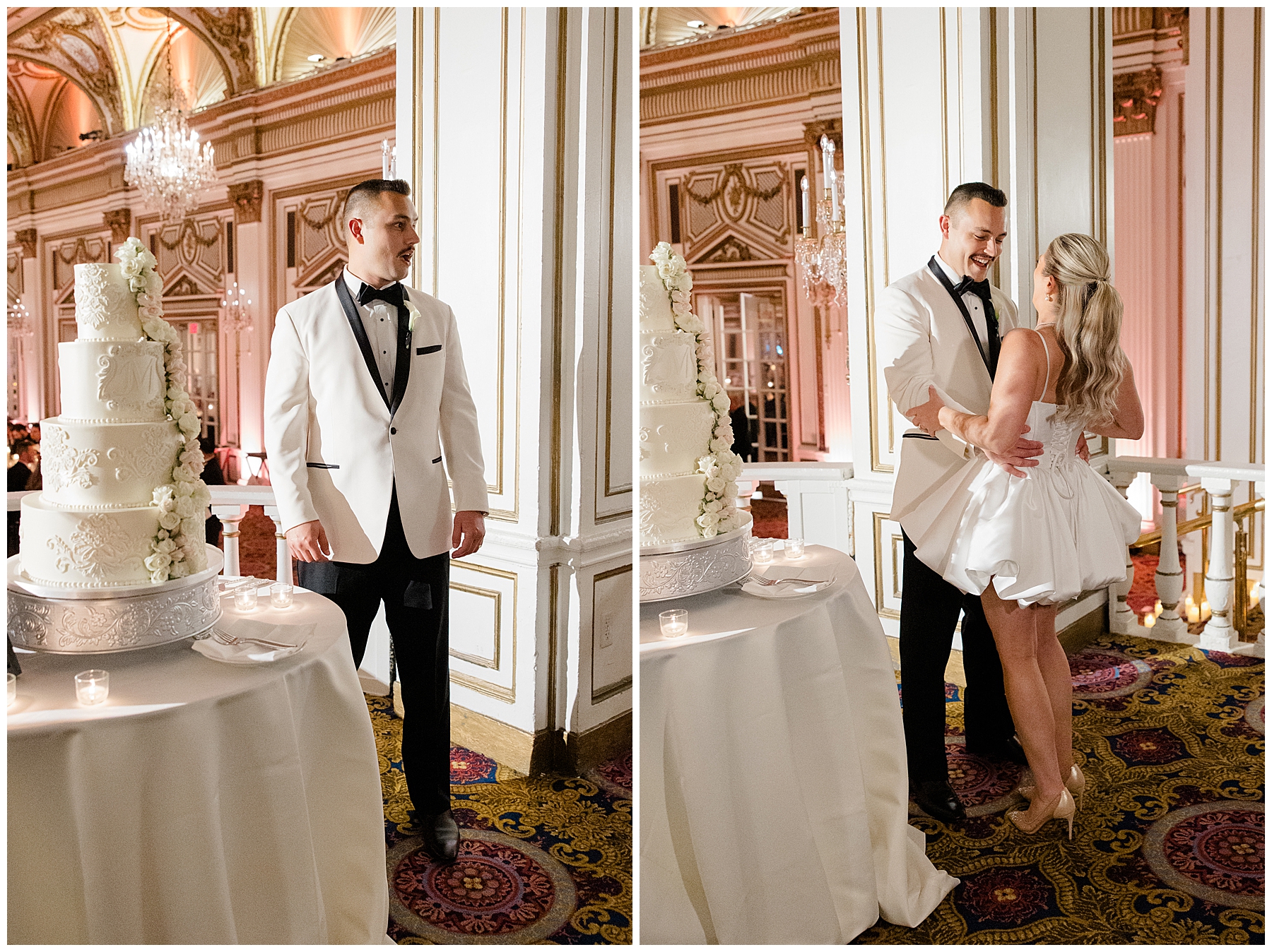 bride and groom portraits at Luxurious Boston Wedding at Fairmont Copley Plaza