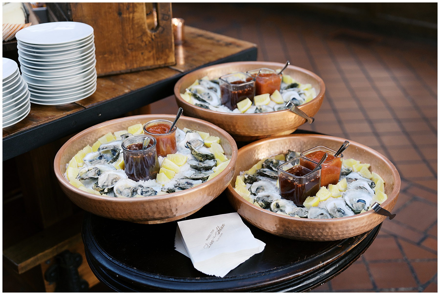 appetizers from Romantic Willowdale Estate Wedding