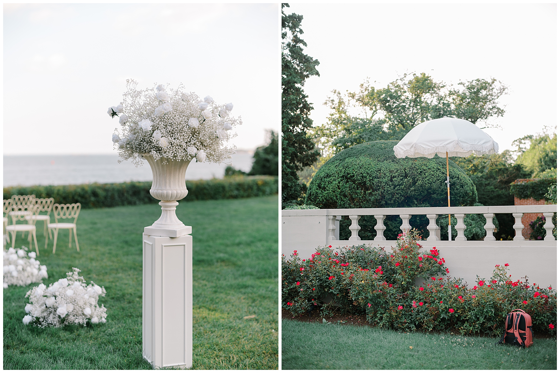 wedding ceremony details and inspiration at Misselwood Events Wedding venue on the North Shore